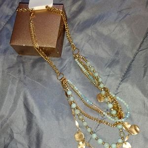 Jade and Jasper five layer necklace